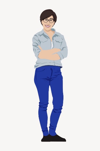 Asian woman, full body illustration | Free PSD - rawpixel
