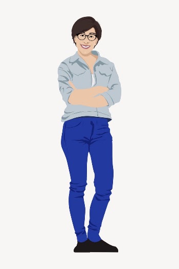 Asian woman, isolated character illustration | Free Vector - rawpixel