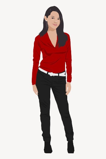 Asian woman, isolated character illustration | Free Vector - rawpixel