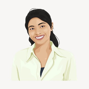 Asian woman, isolated character sticker | Free PSD - rawpixel
