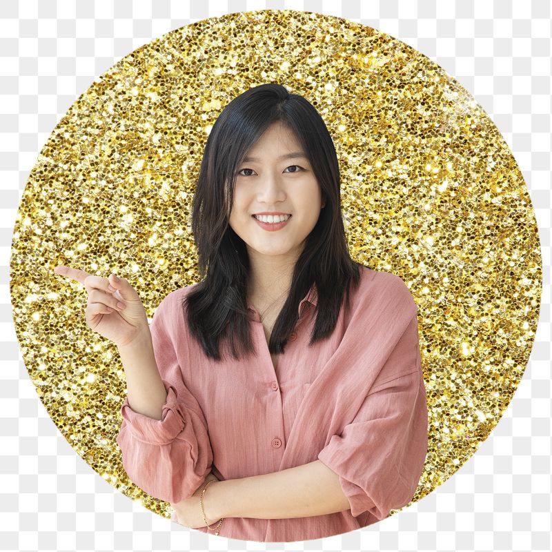 Asian woman png badge sticker, | Free PNG - rawpixel