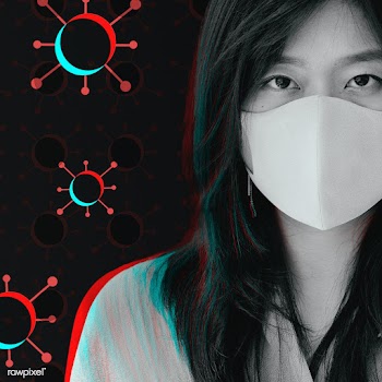 Asian woman wearing a face mask to prevent coronavirus contamination | Free  illustration - 2317067