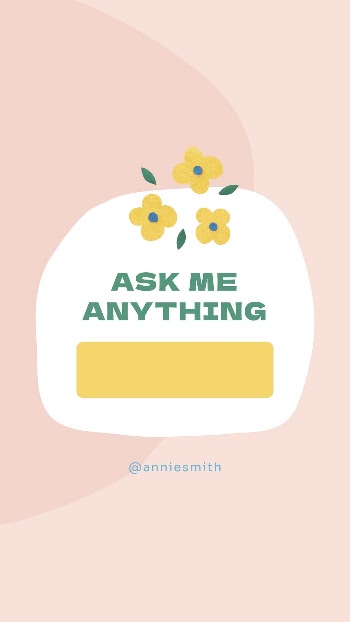 Ask me anything template, social | Free Vector Template - rawpixel