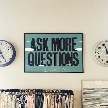 Ask more questions text in a frame. | Free Photo - rawpixel