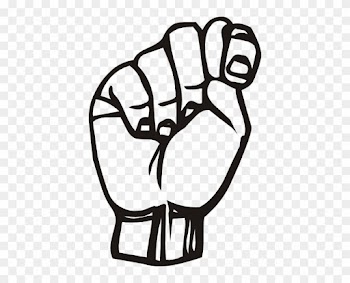 Asl Alphabet Cliparts - Bathroom Sign Language Symbol