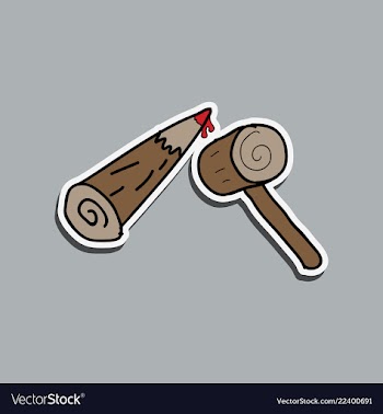 Aspen stake isolated wooden stick against vampires vector image