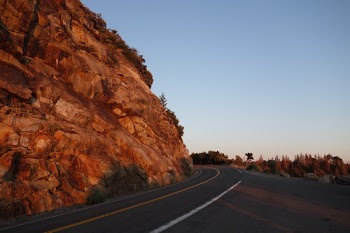 Asphalt Road Beside Mountain