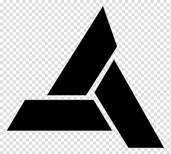 Assassin Creed Logo Resource , black and white abstract painting transparent background PNG clipart