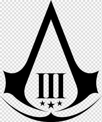 Assassin Creed Logo Resource , black and white abstract painting transparent background PNG clipart