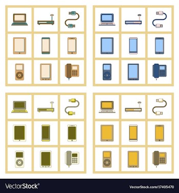 Assembly flat icon wi fi modem mobile phone vector image