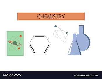 Assembly flat icons chemistry lesson vector image