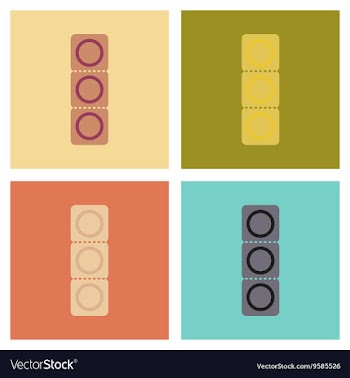 Assembly flat icons condom contraceptive vector image