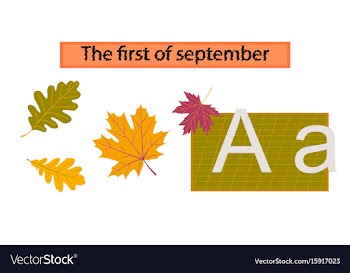 Assembly flat icons education blackboard leaves vector image