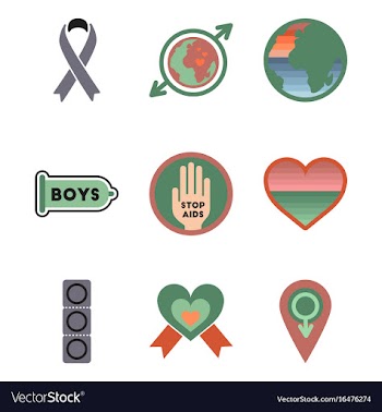 Assembly flat icons gay symbols vector image