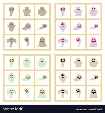Assembly flat icons halloween ghost vector image