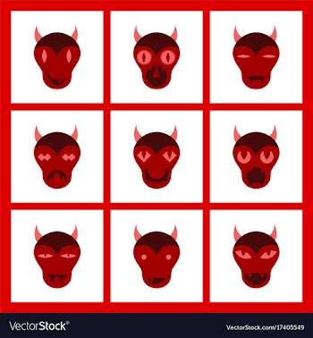 Assembly flat icons halloween monster vector image