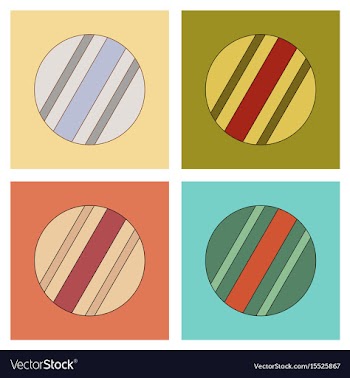 Assembly flat icons kids toy ball vector image