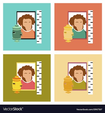 Assembly flat icons literature lesson vector image