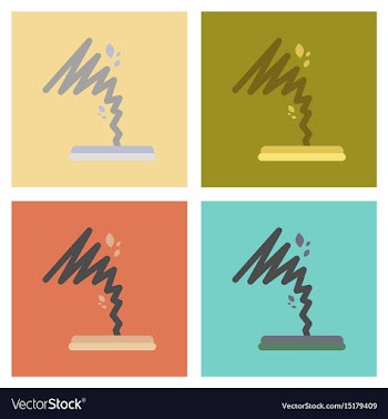 Assembly flat icons nature disaster tornado vector image