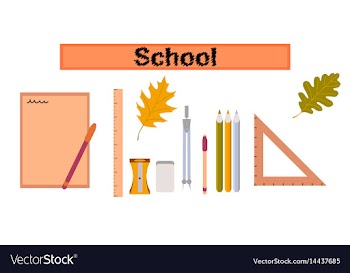 Assembly flat icons on stylish background pencils vector image