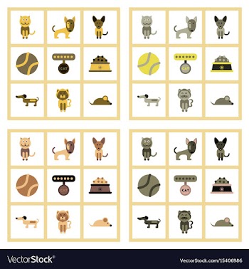 Assembly flat icons pets and accessories vector image