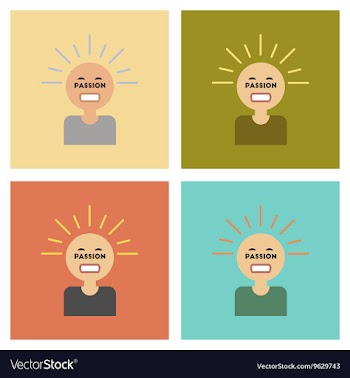Assembly flat icons poker man player vector image
