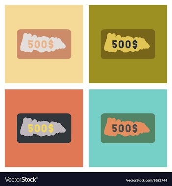 Assembly flat icons poker scratch card vector image