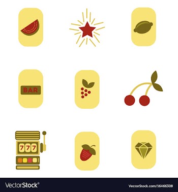Assembly flat icons poker symbols vector image