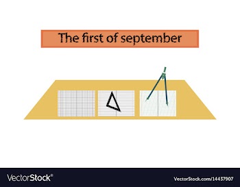 Assembly flat icons school notebooks vector image