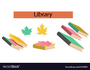 Assembly flat icons stack of books vector image