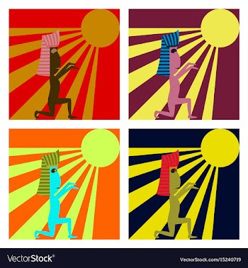Assembly flat mummy halloween monster vector image
