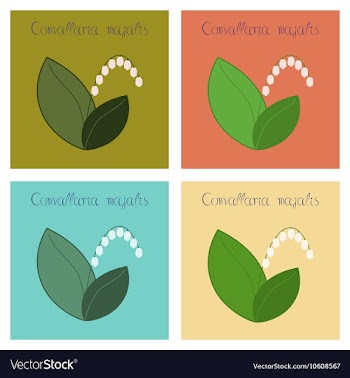 Assembly flat nature plant vector image