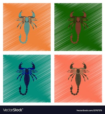 Assembly flat shading style animal vector image