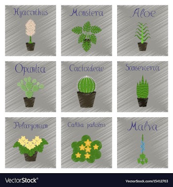 Assembly flat shading style arctium vector image