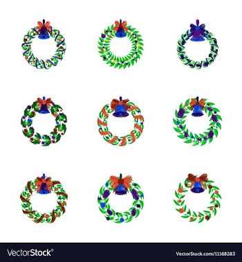 Assembly flat shading style Christmas vector image