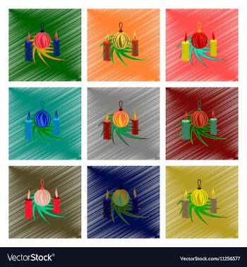 Assembly flat shading style Christmas vector image
