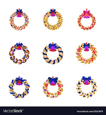Assembly flat shading style christmas vector image
