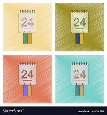 Assembly flat shading style icon calendar Ukraines vector image