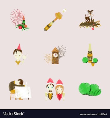 Assembly flat shading style icon Christmas vector image