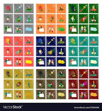 Assembly flat shading style icon christmas vector image