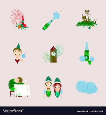 Assembly flat shading style icon christmas vector image