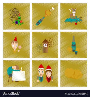 Assembly flat shading style icon christmas vector image