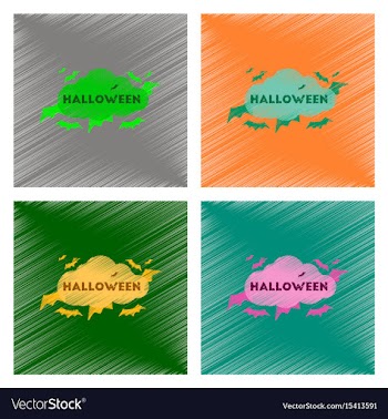 Assembly flat shading style icon cloud bats vector image