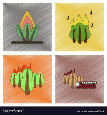 Assembly flat shading style icon danger natural vector image