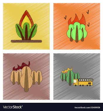 Assembly flat shading style icon danger natural vector image