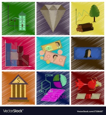 Assembly flat shading style icon economics vector image