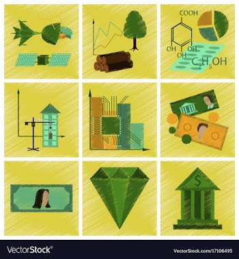 Assembly flat shading style icon economics vector image