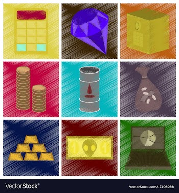 Assembly flat shading style icon economics vector image