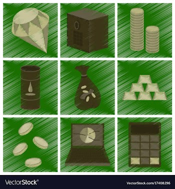 Assembly flat shading style icon economics vector image
