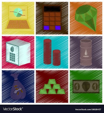 Assembly flat shading style icon economics vector image